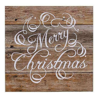 Merry Christmas Wooden Sign - The Fox Decor